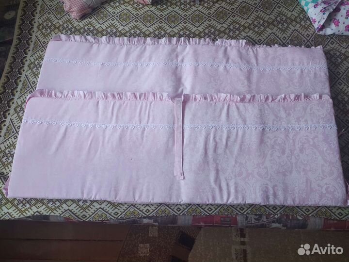 Бортики и балдахин в кроватку