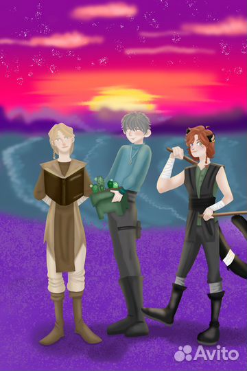 Рисую стилизованные арты