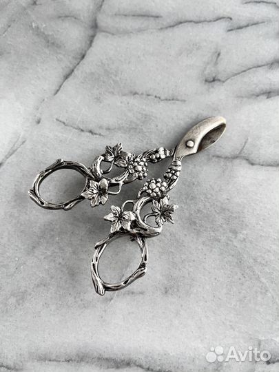 Ножнички для винограда, серебрение, Швеция