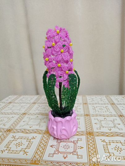 Цветок из бисера