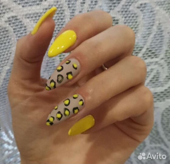 Модели на маникюр, наращивание