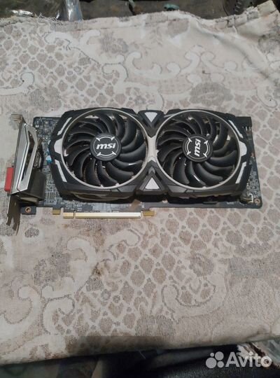 Видеокарта MSI Radeon RX 480 armor 8Gb OC
