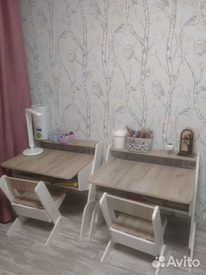 Растущая парта и стул