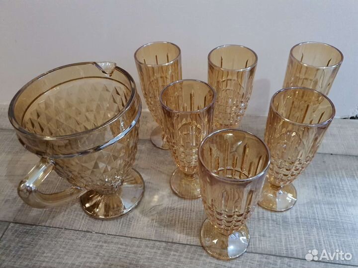 Набор 6 бокалов и Кувшин