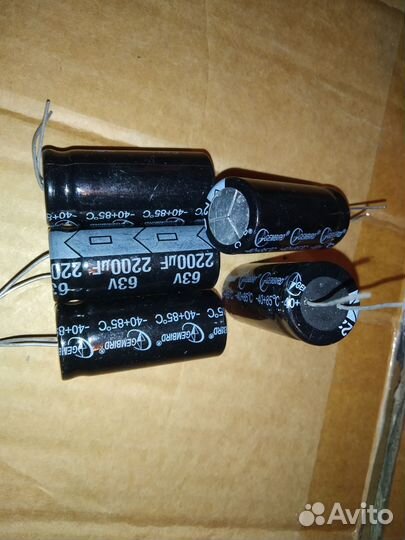 Конденсаторы электролитические разные