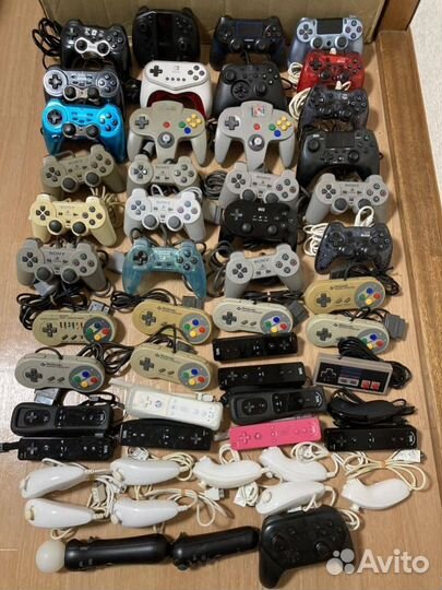 Геймпады PS1, PS2, PS3, PS4, snes, Wii, Switch др
