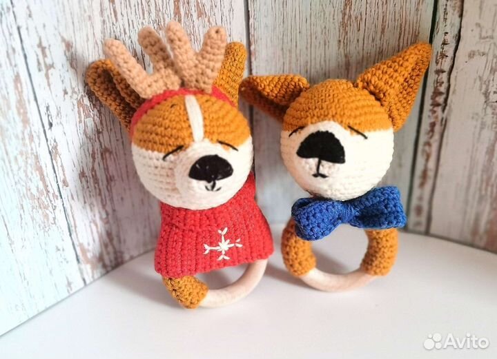 Вязаные игрушки ручной работы