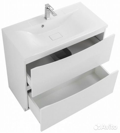Мебель для ванной BelBagno Marino 80-PIA-BB800/450-LV-MR-PR Bianco Lucido