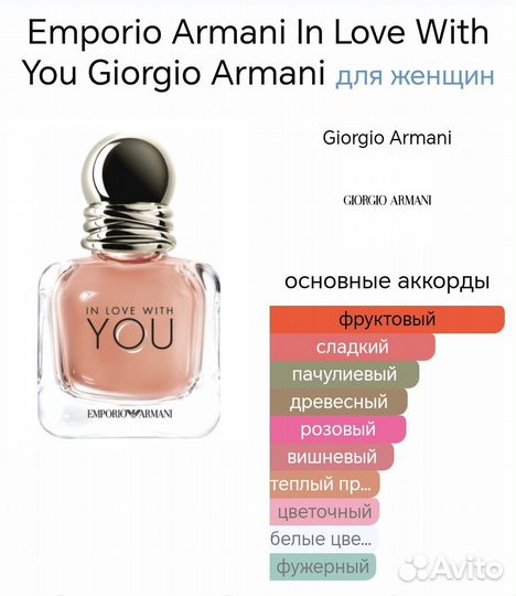 In Love With You Giorgio Armani 100 мл