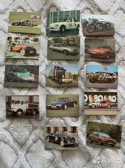 Коллекция календариков авто СССР