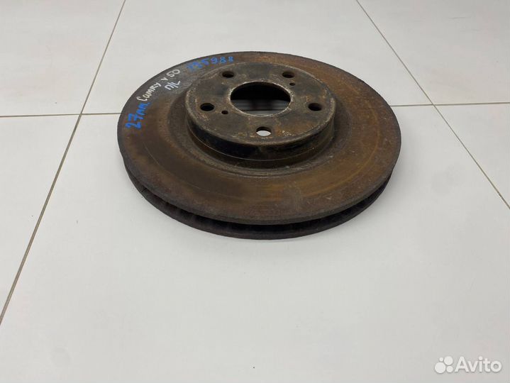 Диск тормозной передний вентилируемый Toyota Camr