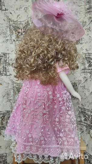 Кукла фарфоровая коллекционная большая