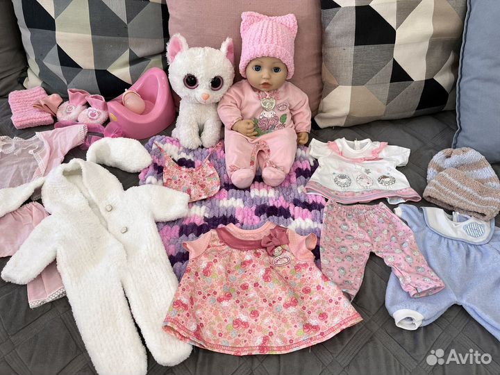 Кукла беби анабель с одеждой