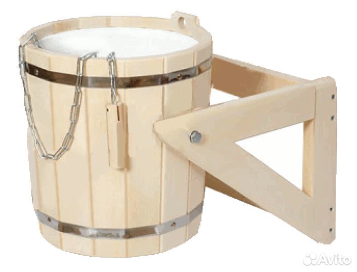 Обливное Устройство 15л. Липа с нержавеющей вставк