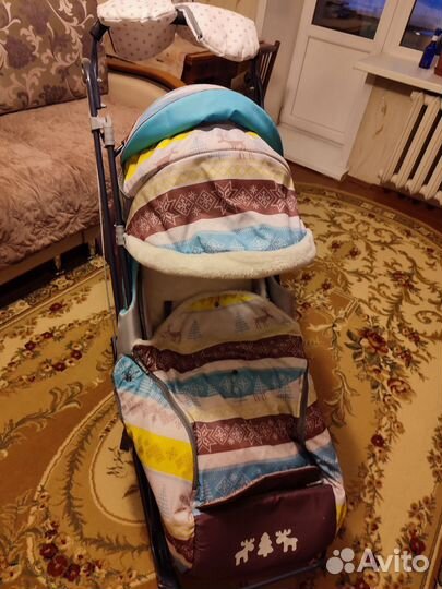 Детские санки коляска ника 7 8