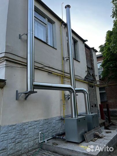 Газовый котел наружного размещения акгв-25нр (гвс)