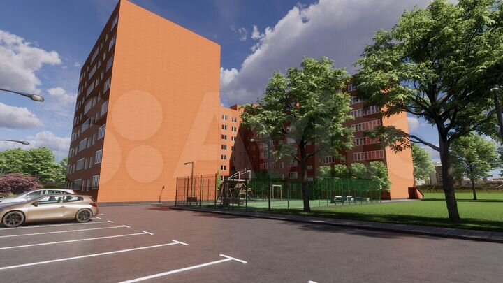 1-к. квартира, 41,1 м², 1/8 эт.