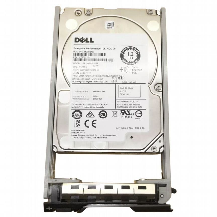 [0WXPCX] Жесткий Диск Dell Wxpcx 1,2tb Sas 2,5" Hdd 0wxpcx