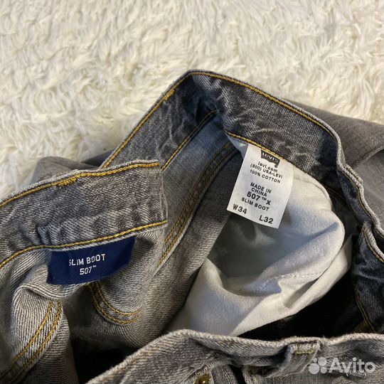 Мужские джинсы levis 507