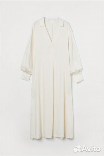 Сатиновое оверсайз-платье H&M