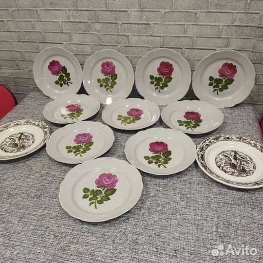 Тарелки СССР винтажные