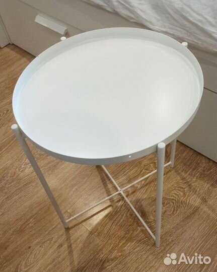 Стол сервировочный белый IKEA gladom