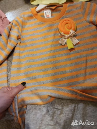 Детская одежда для девочек пакетом 98 104