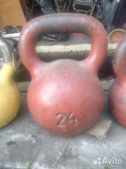 Гантель 16 кг бу