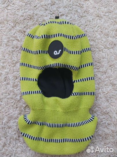 Шапка шлем для мальчика демисезонная