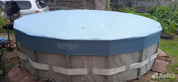 Каркасный бассейн intex 4.88*1.22