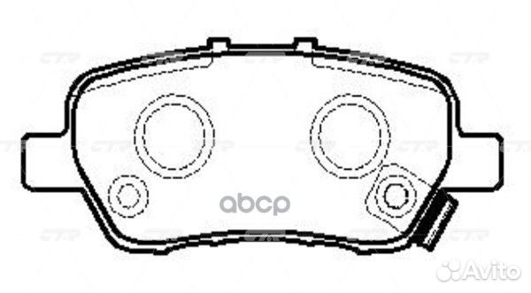 Заменаckho-70) Колодки тормозные задние honda