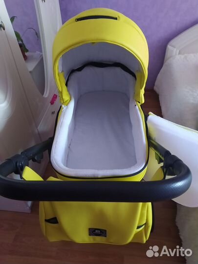 Коляска 2 в 1 эко кожа