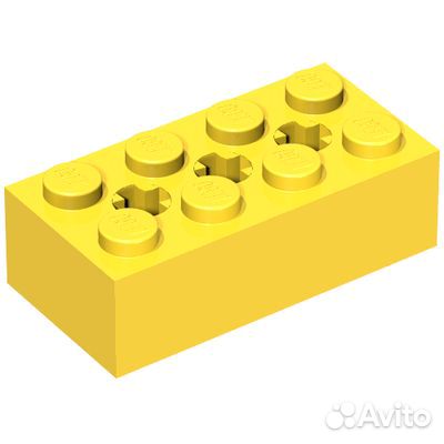 Деталь Лего 39789 Technic, Brick 2 x 4 with 3 Axle