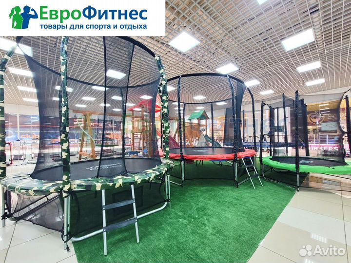 Батут с сеткой