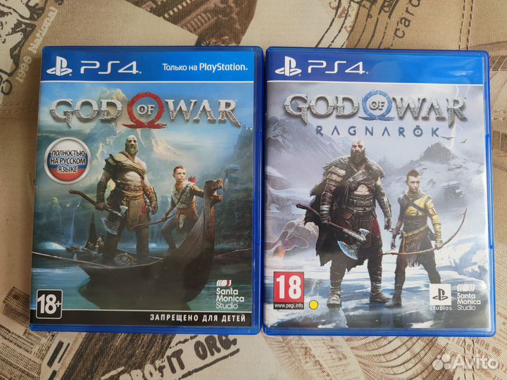 God of war 2018 + Ragnarok ps4 (комплект)