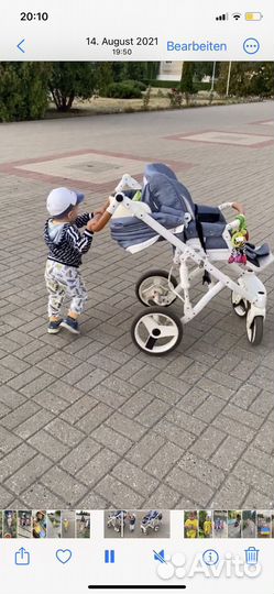 Коляска 2 в 1 adamex б у