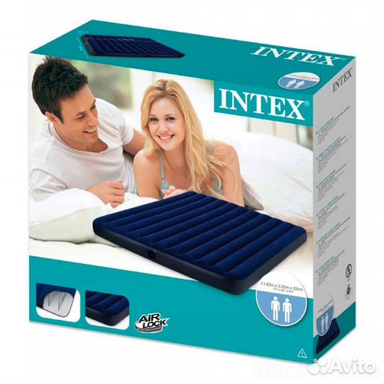 Надувной матрас Intex 183*203*22, 68755