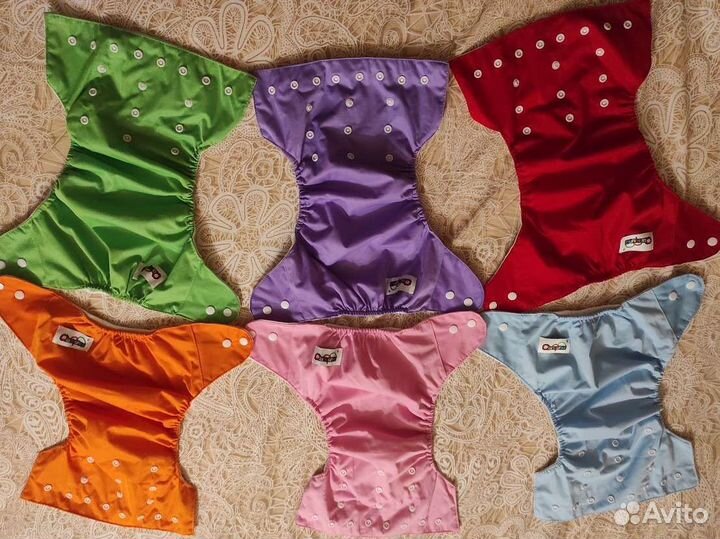 Комплект многоразовые подгузники и вкладыши