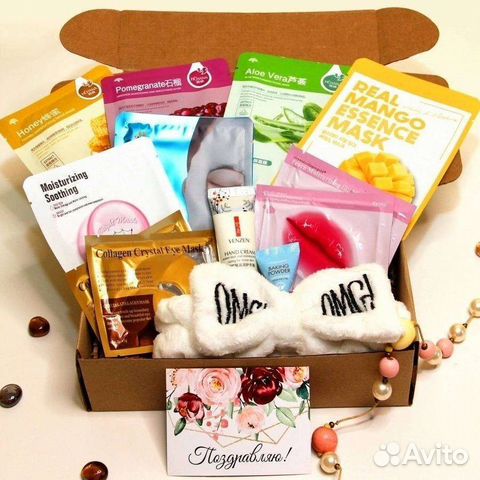 Подарочный бокс косметики на 8 марта