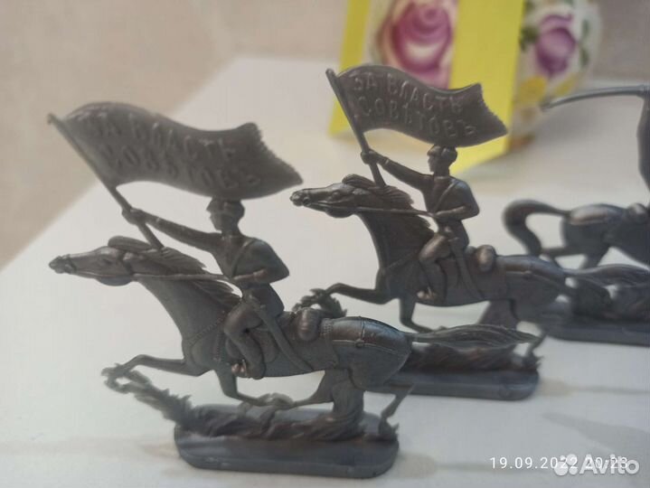 Солдатики (рыцари) пластмассовые СССР