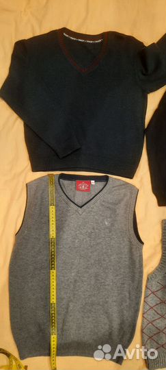 Жилетки 140/152 серые,черные