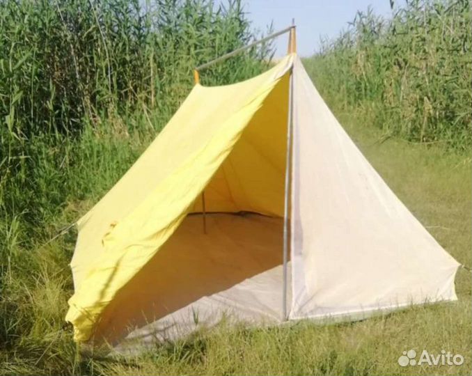 Палатка туристическая 4 местная бу с тамбуром