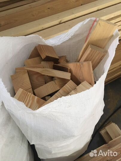 Дрова в мешках