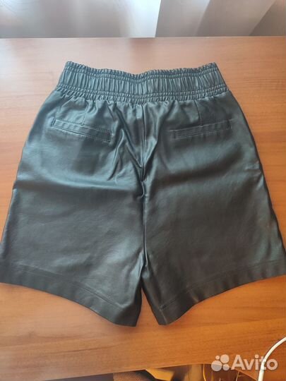 Шорты женские кожаные