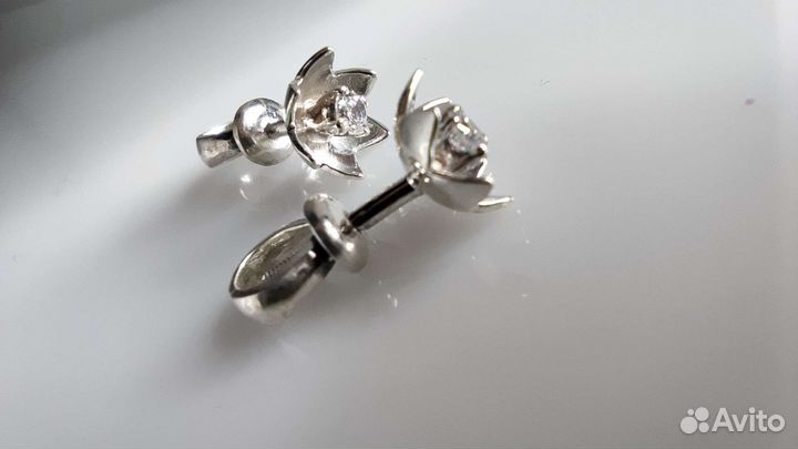 Серебряные серьги