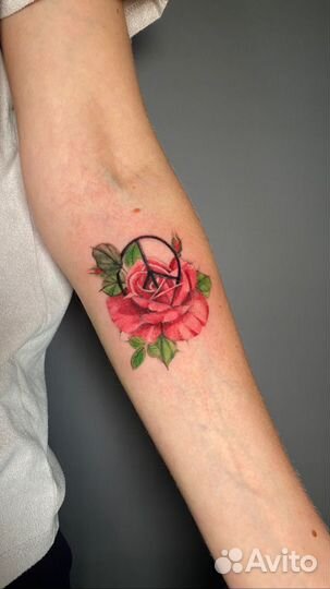 Тату в салоне, от тату мастера