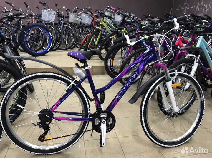 Женский велосипед stinger latina 26