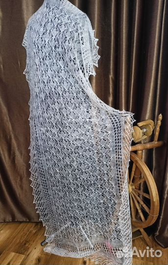 Пуховый платок, палантин шарф