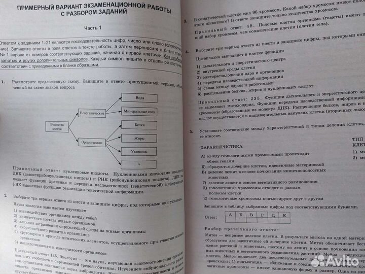 Егэ биология 2019 сборник в хорошем состоянии
