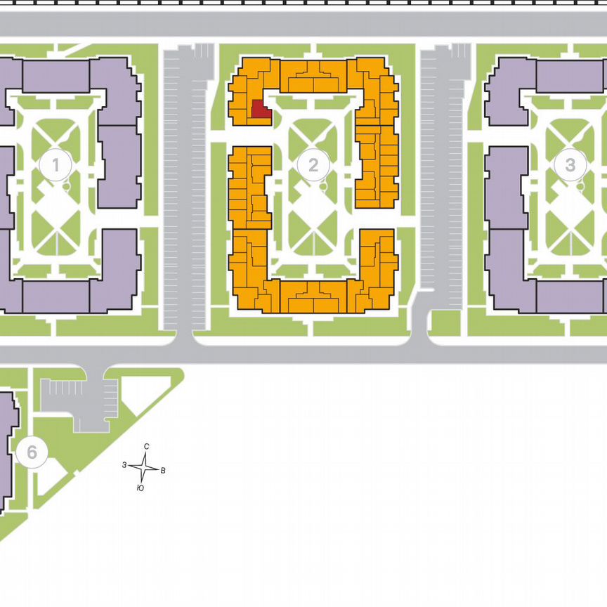 1-к. квартира, 39,6 м², 3/4 эт.